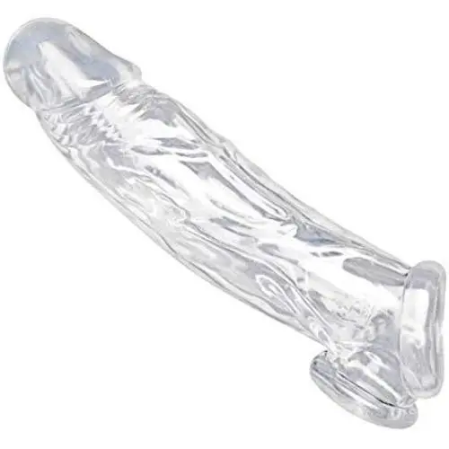 Size Matters Realistic Clear Penis Enhancer and Ball Stretcher