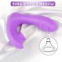 Clitoral Sucking Vibrator G Spot Dildo Vibrator with 7 Powerful Suction Modes 10 Vibration, PALOQUETH Clit Sucker Oral Sucking Adult Sex Toy for Women, Couples, Rechargeable Waterproof 2 in 1 Suction