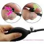 DSstyles Body-Safe Silicone Urethra Balloon Pump with Quick Release Valve Stretch Anal Sex Toys Inflatable Butt Plug Black DSstyles Body-Safe Silicone Urethra Balloon Pump with Quick Release Valve Stretch Anal Sex Toys Inflatable Butt Plug Black