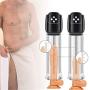 SchwarzSex Male Masturbators Penis Pumps,Electric Vacuum Pumps Sex Toys,Erection Stimulation Trainer with 6 Suction Levels,Artificial Vagina Sexy Masturbation