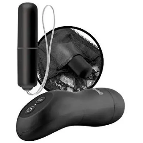 Pipedream Remote Control Vibrating Panties Regular Size, Black Pipedream Remote Control Vibrating Panties Regular Size, Black