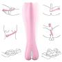 Waterproof Vibrator Dildo for Women with 10 Vibration Modes for Effortless Insertion, ALOFA Silicone G Spot Vibrator Clitorial Vibrator for Exciting Stimulation- Ideal Sex Toy for Starters (Pink)