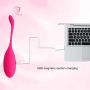 InvincibleFun Comfort Waterproof Vibrártor Rechargable Silicone Love Eggs Mini Interactive Massager Wand, 16 Speeds of Powerful Massager Personal Bullet Vibe Remote Control Scene Props Swell