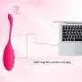 InvincibleFun Comfort Waterproof Vibrártor Rechargable Silicone Love Eggs Mini Interactive Massager Wand, 16 Speeds of Powerful Massager Personal Bullet Vibe Remote Control Scene Props Swell