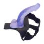 YJJ-SEEX Women Underwear 8 inch Purple Lesbian Couples Strapon Ultra Elastic Harness Strap On for Men Realistic Consoor Strapless Flexible Toys for Lésbián Pants Stráp ǒn Strapless