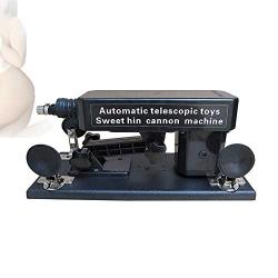 Super Strong Automatic Sex Machine with 13 * Accessories Incl. Silicone Dildos and Cup Masturbators, Gun Fucking Machine, Poking Speed Adjustable, Erotic Sex Equipment for Men and Women