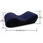 Labibing High Quality PVC + Rubber + Nylon Portable Inflatable Sofa Magic Aid Position for Deeper Position Support PVC Flocking Bed for Couples Travel Exercise Bed Skills Labibing