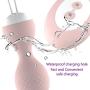 iBall Bullet Egg Vibrator, Dual Vibrating Love Egg Wireless with Remote Control, Silicone G Spot Wand Massager Dildo Cordless with Multiple Play Methods for Women and Couples
