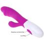 30-Speed Waterproof Vibrating Frequency Bending Head Silica Gel Vibrator to Stimulate and Massage G-Spot and Clitoris Female Masturbator Couples Sexual Flirting Toy