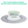 Personal Lubricant for Men Women, Couples, Clinics Use. Professional Lubricating Sterile Jelly Single Packets, Water Based Gel Lubricants by Sion Medical 0.105 oz (3g) 144 per Box - Lube on The Go!