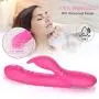Rotating Rabbit Vibrator for G Spot Clitoris Stimulation with Bunny Ears, 3X7 Strong Rotation Vibration Modes Waterproof Dildo Vibrator Adult Toys for Women Rotating Rabbit Vibrator for G Spot Clitoris Stimulation with Bunny Ears, 3X7 Strong Rotation Vibration Modes Waterproof Dildo Vibrator Adult Toys for Women