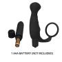 MATATA Waterproof Silicone Enhancing Vibrating Prostate Massager Anal Butt Vibrator 10 Mode Frequency Cock Penis Ring Sex Toy for Man