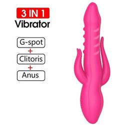 Movitip Clitoral Vibrator G Spot Vibrator Adult Sex Toys with 7 Vibrating Modes for Couple,Silicone Waterproof Rechargeable Clitoris Vagina Stimulator Massager Love Doll Torso