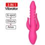 Movitip Clitoral Vibrator G Spot Vibrator Adult Sex Toys with 7 Vibrating Modes for Couple,Silicone Waterproof Rechargeable Clitoris Vagina Stimulator Massager Love Doll Torso