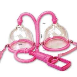 XSEXO Female Breast Pump Enlargement Enhancement Enlarge Cups (Pink)