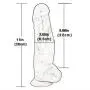 HYLHYL3-F Adǔlt Tóys Beginner Wand Super Realistic for Women Stick Smooth Waterproof Portable Simulated Toy Flesh Color PVC Material (11 In/28cm) HYLHYL3-F Adǔlt Tóys Beginner Wand Super Realistic for Women Stick Smooth Waterproof Portable Simulated Toy Flesh Color PVC Material (11 In/28cm)