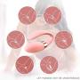 Wireless Remote Control Rechargeable Mini Finger Massager with Strong Patterns Handsfree USB Waterproof Massager Wand (U Shape)(Pink)