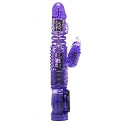 Trinity Vibes Thrusting Purple Rabbit Vibrator