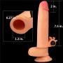 Vibrating Silicone Penis Extender Sleeve Penis Extension Extensions Vibrating Cock Ring Penis Ring Penis Pump Enlargement Pumps Hollow Strap on Dildo Strapon Harness