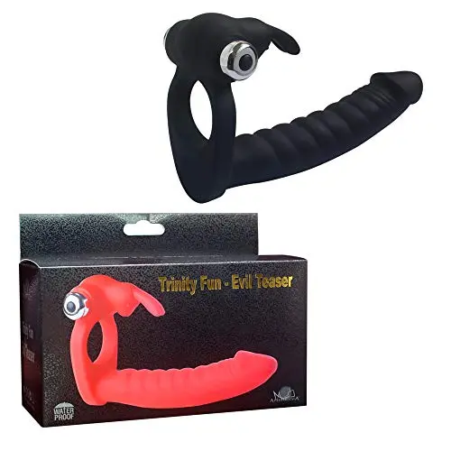 Dual Penetration Vibrating Dildo with Cock Ring Double Penetrator for Men for Couple Anal Sex Dildo with Cock Ring Silicone Butt Plug Strapon Dildo Enhancer 7 Speed Double Penetrator (Black) Dual Penetration Vibrating Dildo with Cock Ring Double Penetrator for Men for Couple Anal Sex Dildo with Cock Ring Silicone Butt Plug Strapon Dildo Enhancer 7 Speed Double Penetrator (Black)