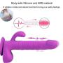 G spot Dildo Vibrator for Women Clitoral & Anal Stimulation, Vibrating Rabbit Dildo Vibrators with Remote Controller-Sex Toy Rotating Wireless Vibrator Sex Machine for Women or Couples