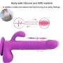 G spot Dildo Vibrator for Women Clitoral & Anal Stimulation, Vibrating Rabbit Dildo Vibrators with Remote Controller-Sex Toy Rotating Wireless Vibrator Sex Machine for Women or Couples