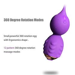 Kegel Balls for Tightening and Pleasure, Wireless Rechargeable Bullet Vibrartor for Women with 360 Massage and Vibration Modes.