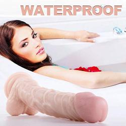 Rea&listic Huge Dillo with Absorbing Cup for Women Artificial ToyWand