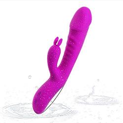 Waterproof Handheld Clitoris Stimulation Rabbit Vîb~rá~törs G-Spōt Rechargeable Multi Speed Vibe for Women