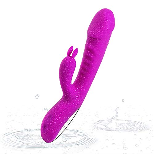 Waterproof Handheld Clitoris Stimulation Rabbit Vîb~rá~törs G-Spōt Rechargeable Multi Speed Vibe for Women