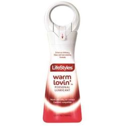 LifeStyles Warm Lovin Liquid Personal Lubricant, 3.5 Ounces
