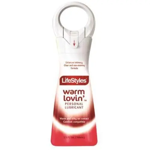 LifeStyles Warm Lovin Liquid Personal Lubricant, 3.5 Ounces