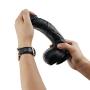 Pansdd 8.7 Inch Dillo Real Feel Boys Skin Female Relax Massager (Color : Black)
