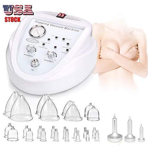Portable Breast Enlargement Vacuum Pump Body Massager Lymph Drainage Anti-Cellulite Scraping Cupping Therapy Beauty Enlargement Machine