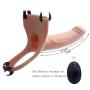 JRZDFXS Pegging Strap ons Remote Control Electric Stráp-On for Men - Adjust Size for Female Beginner (Color : Beige)