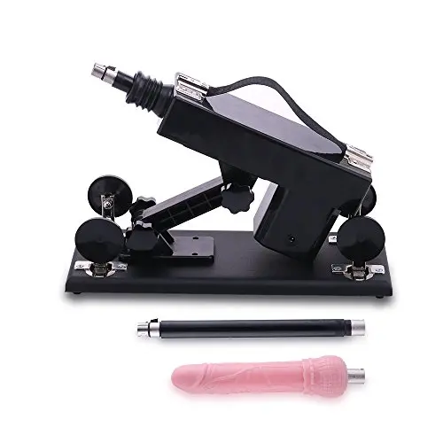 AUXFUN Automatic Sex Machine Love Machine,Female Masturbation Thrusting Pumping Gun with Dildo and Extension Rod, Size 1