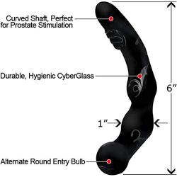 Sinclair Institute Select Onyx Glass Prostate Massager