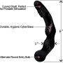 Sinclair Institute Select Onyx Glass Prostate Massager