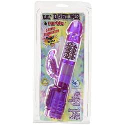 Golden Triangle  Lil Darlins Waterproof Turtle Vibrator, Lavender