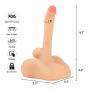 Y-NOT Lifelike TPR Realistic Dildo Penis Silicone Cock 8 inches with Dual Density Core and Flesh Surface Large Penis Big Dick for Women, Female