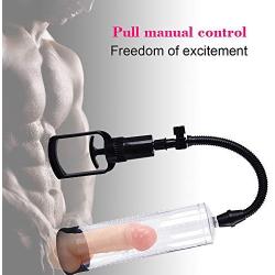 LSANNUY Relax Massage Wand Adult Mens Pénǐs Enlargement Pump Powerful Vacuum Sucking Pump Exericiser Device Clear Effective Increase Enhance for Male Body Intelligent Training Silicone Pleasure Toy