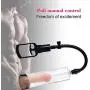 LSANNUY Relax Massage Wand Adult Mens Pénǐs Enlargement Pump Powerful Vacuum Sucking Pump Exericiser Device Clear Effective Increase Enhance for Male Body Intelligent Training Silicone Pleasure Toy