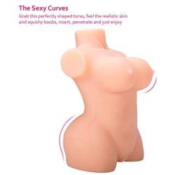 Y-Not 3D Realistic Sex Love Doll Silicone Male Masturbator Sex Dolls 12 pounds Flesh Color