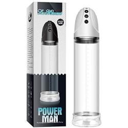 Pipimai Personal 8" Pump Vacuum Pump Machine with Control Enlarger Enlargement Easy to Use for Men (Color : White)