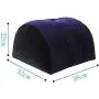 Aokin Inflatable Semicircle Body Pillow with Portable Pump Bedding Lumbar Pillow Travel Pillow Yoga Pillow Positions Support Pillow Multi Functional Cushion Furniture for Women and Men