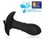 Vibrating Butt Plug Anal Sex Toy Waterproof Soft Silicon Butt Anal Plug with Removable Vibrator for Anal Pla