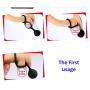 Silicone Penis Dual Ring Enhanced Trainer Power Ball Weight Ring Hanger Device 2 Usage Method