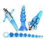 RITER Adullt Six Toys Product Kit BDSM Slave Bandage Flirt Games Dido Vibrantor & Amal Plugs for Couple