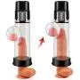 Rechargeable Penis Pump ED Vacuum Pump with 4 Suction Power for Mens Sexual Enhancement, PALOQUETH 2 in 1 Erection Pump with Male Masturbation Sleeve for Oral Sex, 12.3 inch