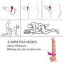 Vibrating Penis Ring Rechargeable Silicone Cock Ring Stimulator for Male Longer Lasting Erections Sex Toys